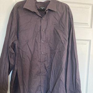 George Button Down Gray 3XL Men's Women's Unisex
